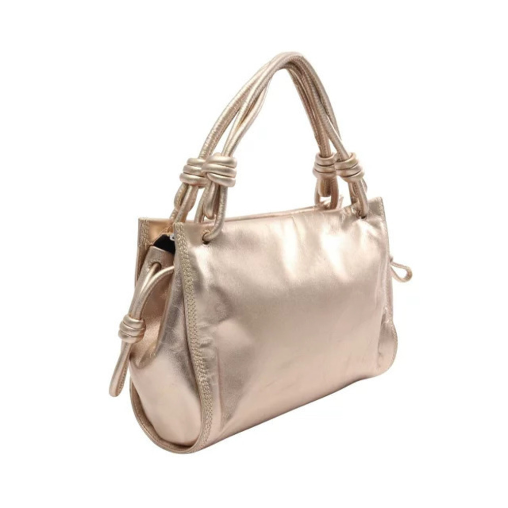 Loewe Handbag Leather Anagram Tone Gold